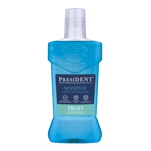 Ополаскиватель для полости рта PRESIDENT PROFI sensitive д/чувствит.зубов 250 мл 31104