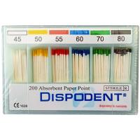 Штифты бумажные Dispodent 02 №45-80 (200 шт)