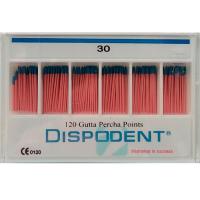 Штифты гуттаперчевые Dispodent 02 №30 (120 шт)