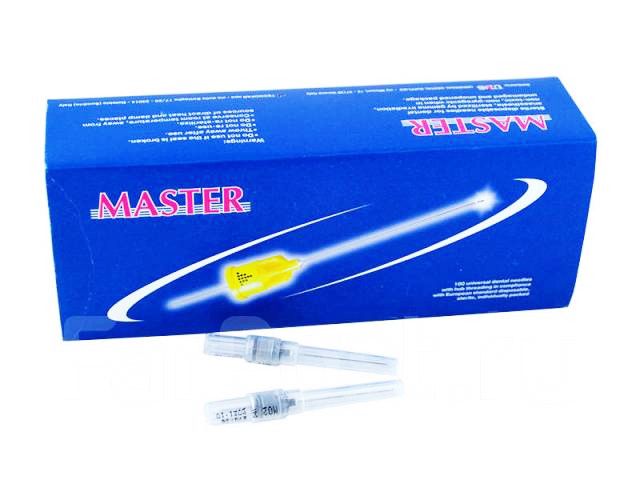 Иглы инъекционные одноразовые SIRIO (MASTER)  30G * 21 (0,3 *21)