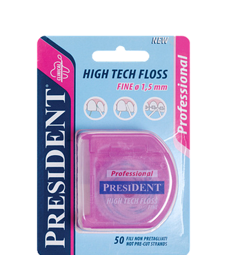 ПРЕЗИДЕНТ Суперфлосс High Tech тонкий 1,5 мм 0128.02