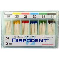 Штифты бумажные Dispodent 06 №15-40 (100 шт)