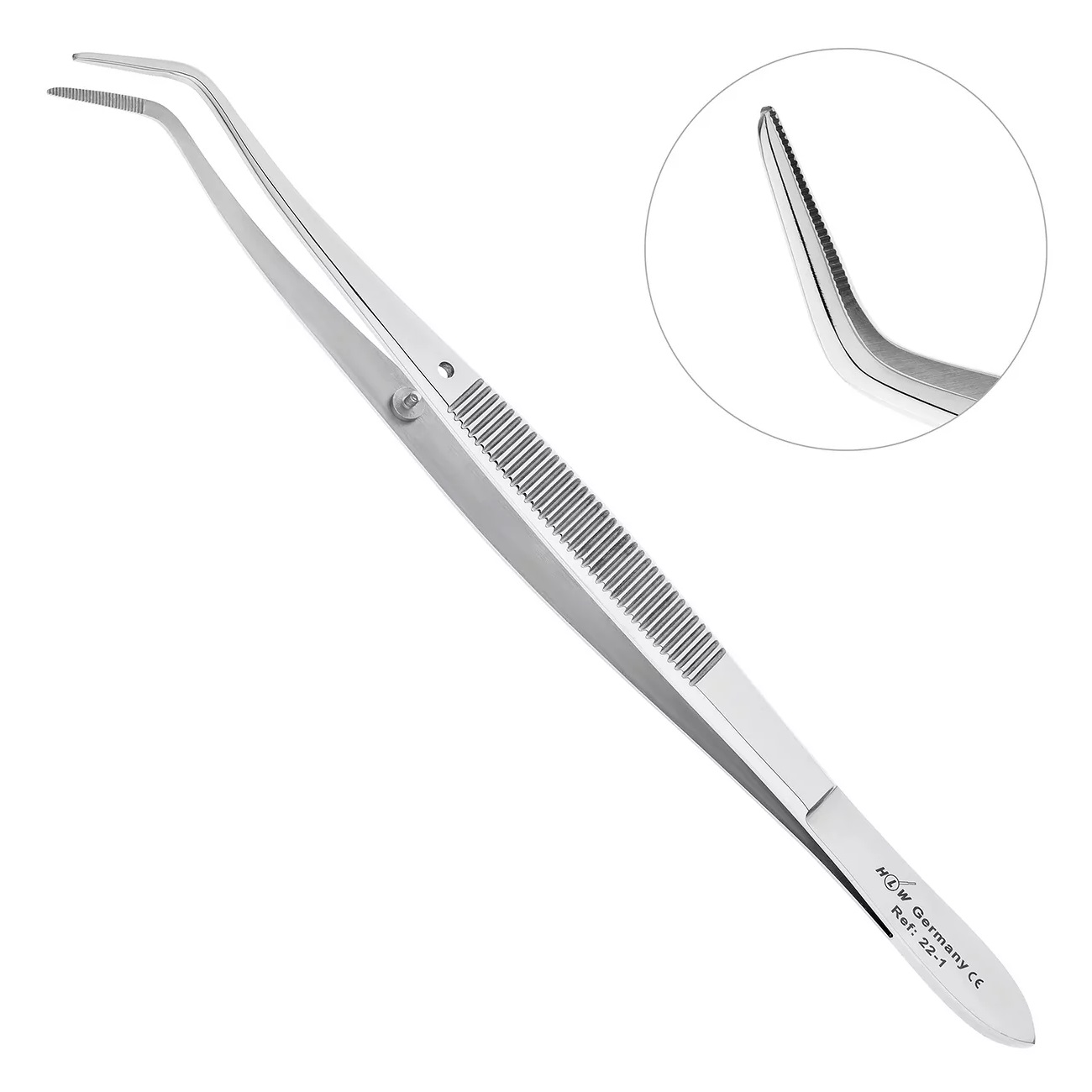 22-1 Пинцет стоматологический Meriam, 16 см HLW