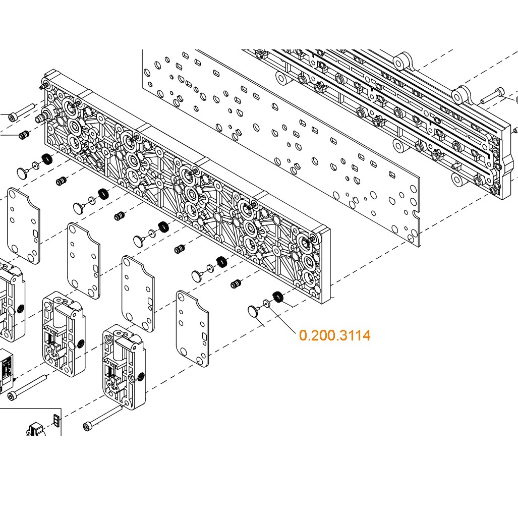 WASHER - шайба клапана спрея 0.200.3114