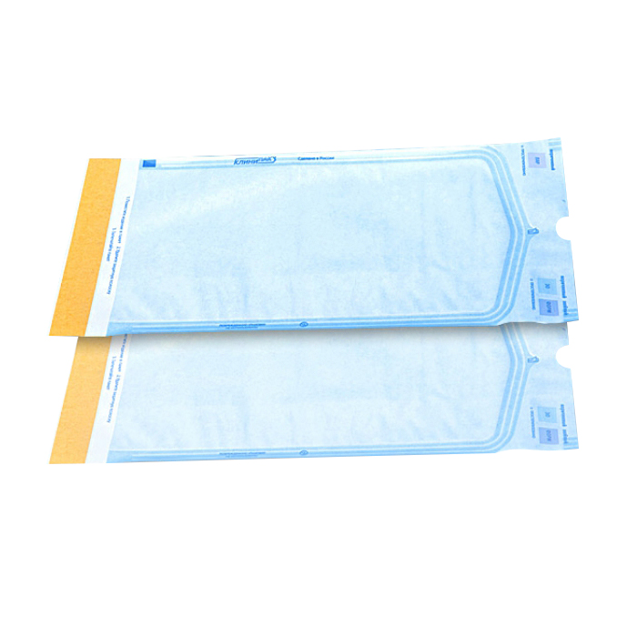 Пакеты "Клинипак" для мед паровой и газ стерилизации самозапечат (бумага/пленка) 300*390 мм (200 шт)