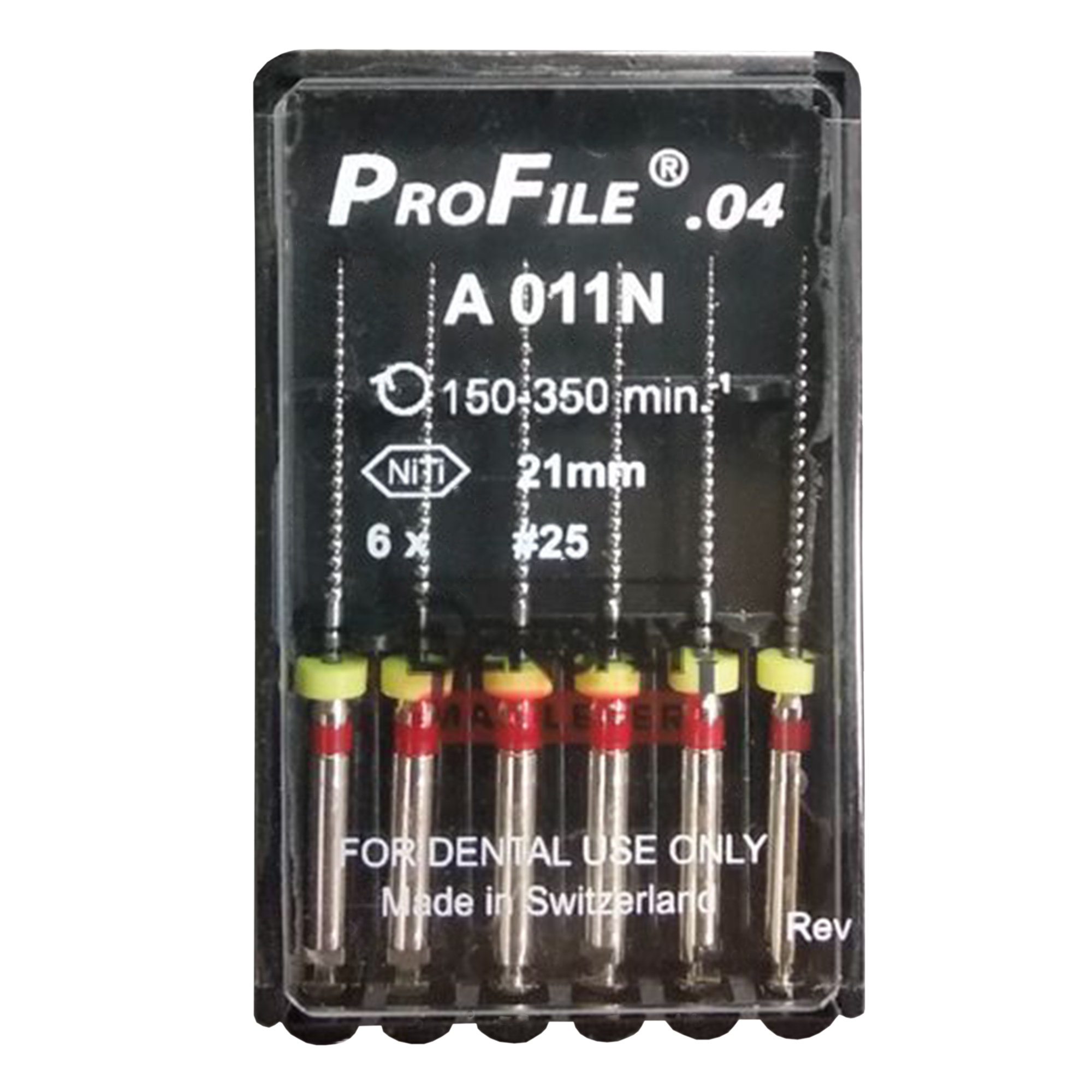 Профайл/Profile 04 25/21 мм 6 шт Maillefer A011N22102512