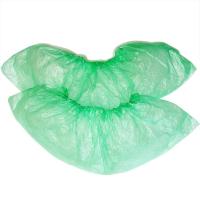 Бахилы Elegreen Экстра Плюс (с 2-ой резинкой) зеленые, 3,6 г/пар  (50пар) (2500парт.к.)