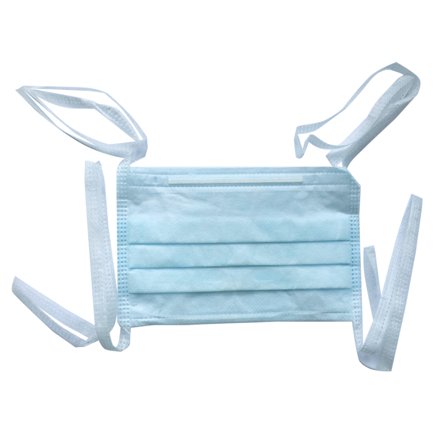 Маска однораз. нестер. 3-слойная голубая "ГЕКСА" (50шт)