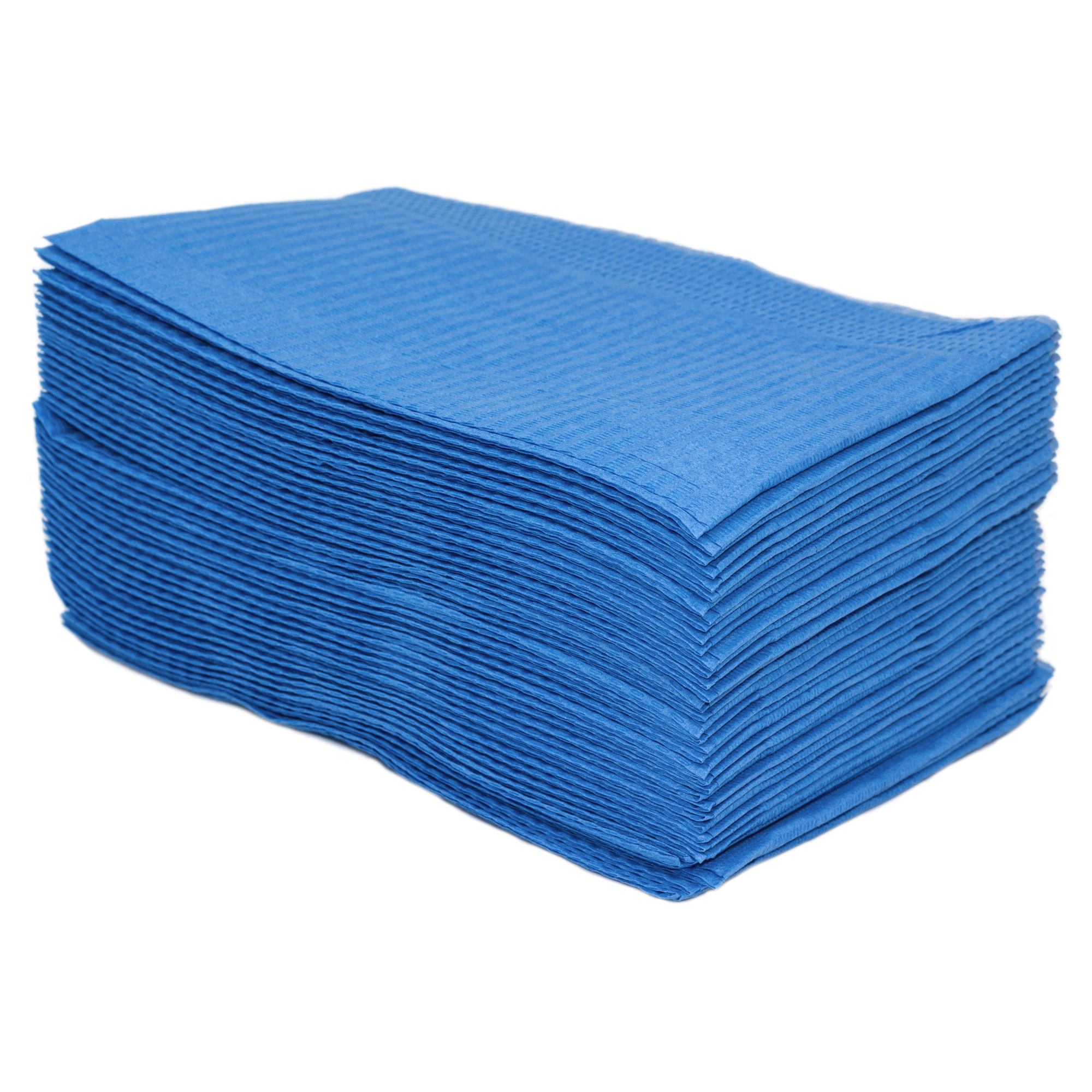 Салфетки нагрудные 2-слойные "JNB" 33*45см 125 шт темно-синие