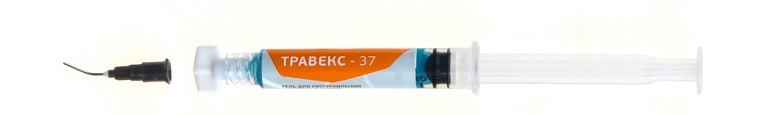 Гель д/травления эмали/дентина ТРАВЕКС-37 (1 шпр. по 3,5мл.) шт.