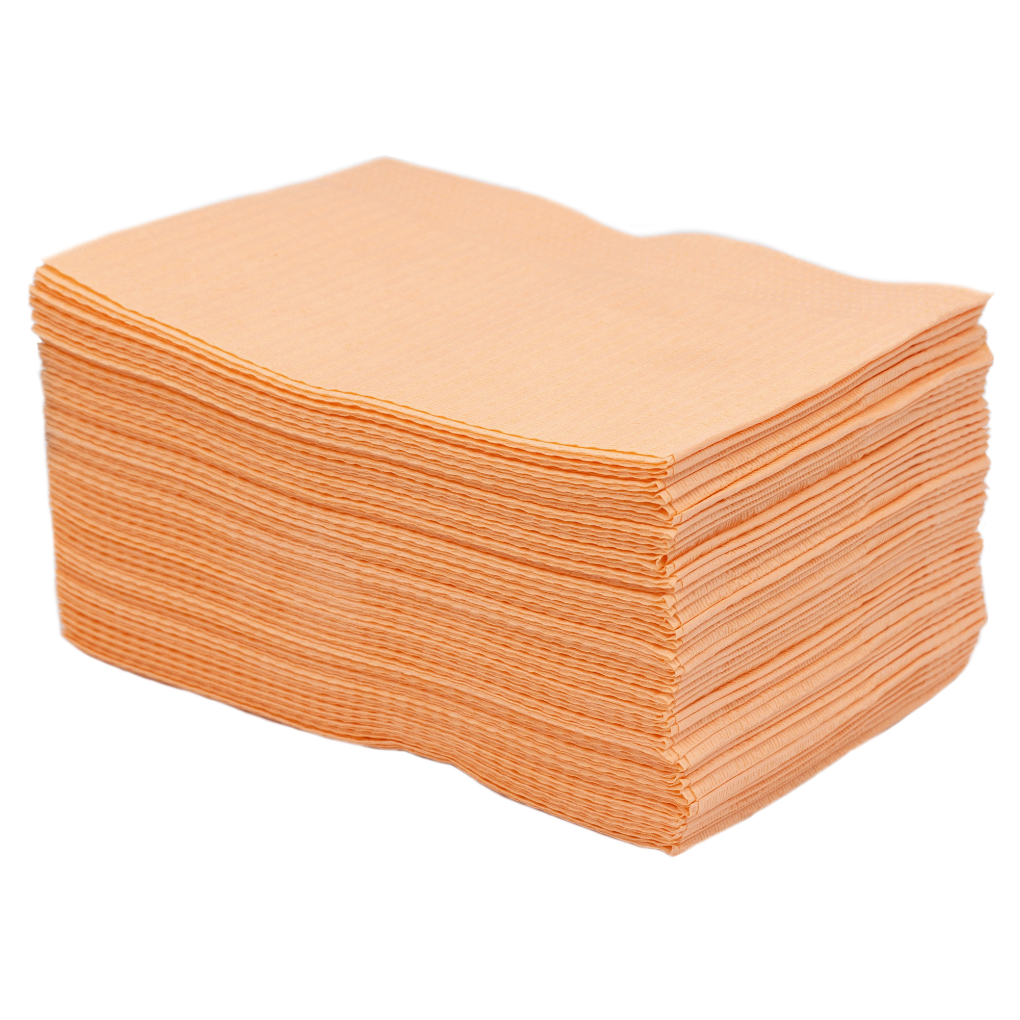 Салфетки нагрудные 2-слойные "JNB" 33*45см 125 шт абрикос