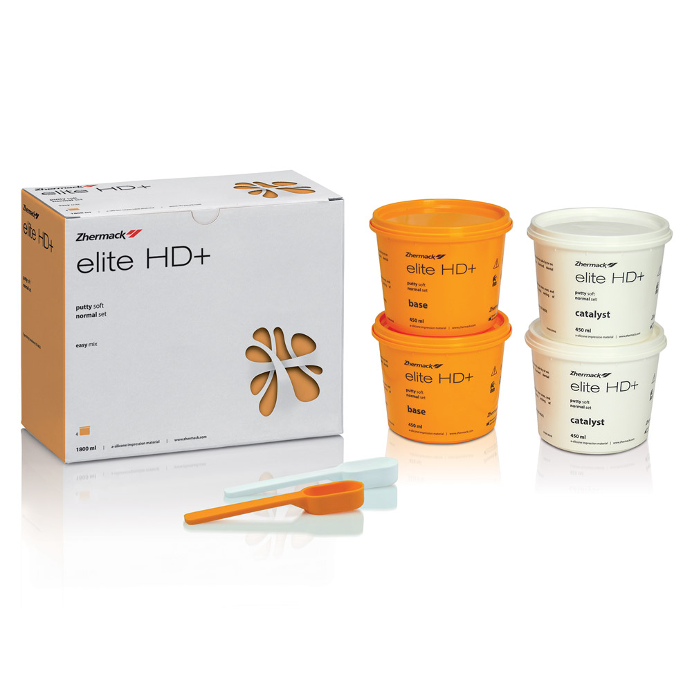 Слепочная масса Элит Н-Д / Elite HD Putty Soft Normal Set 2* (450 мл + 450 мл) С203002