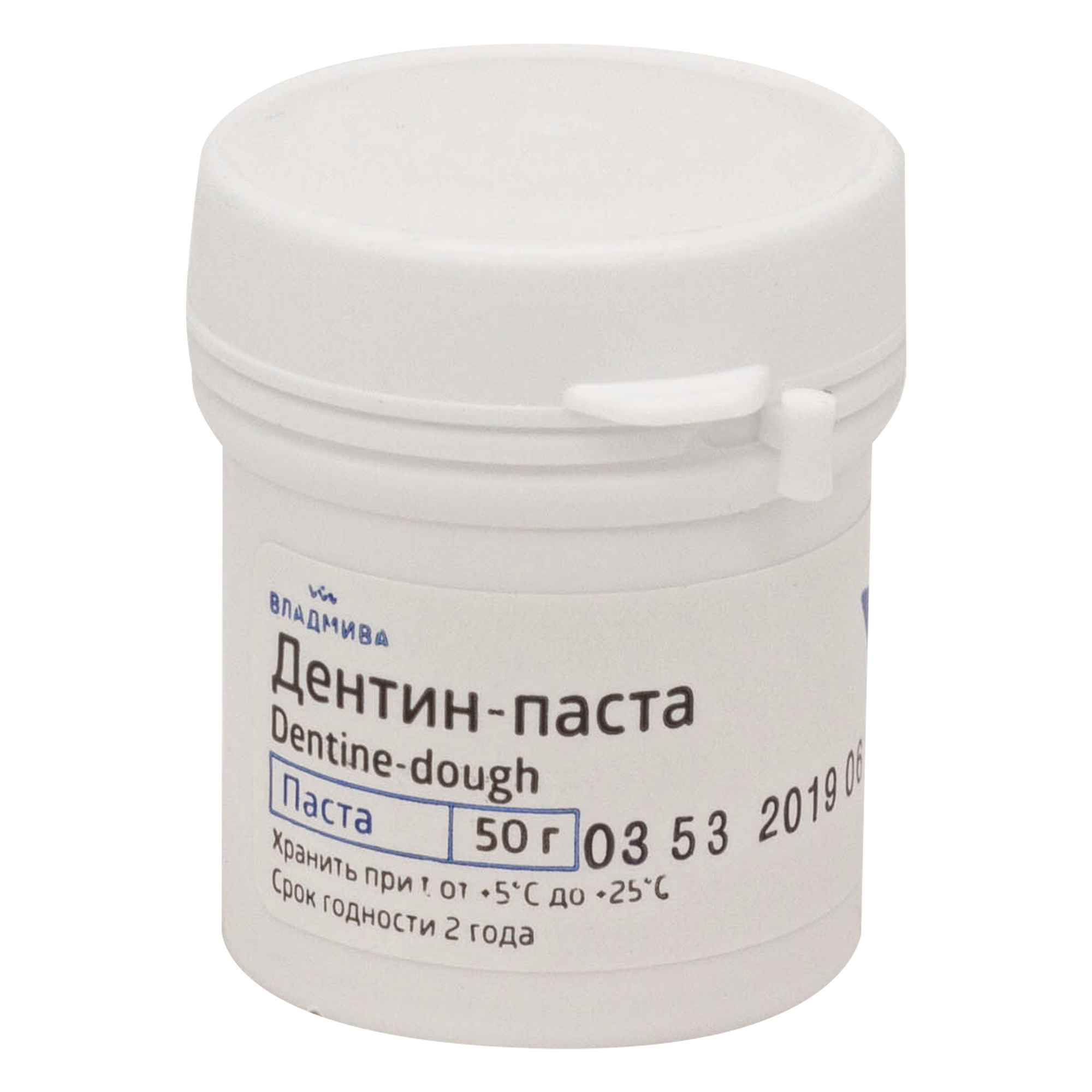 Дентин паста/без запаха/ 50 гр/ВладМиВа