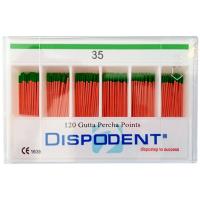 Штифты гуттаперчевые Dispodent 02 №35 (120 шт)