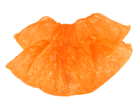 Бахилы Экстра Плюс оранжевые Elegreen (с 2-ой резинкой)  3,6г (50пар) (2500пар/т.к.)