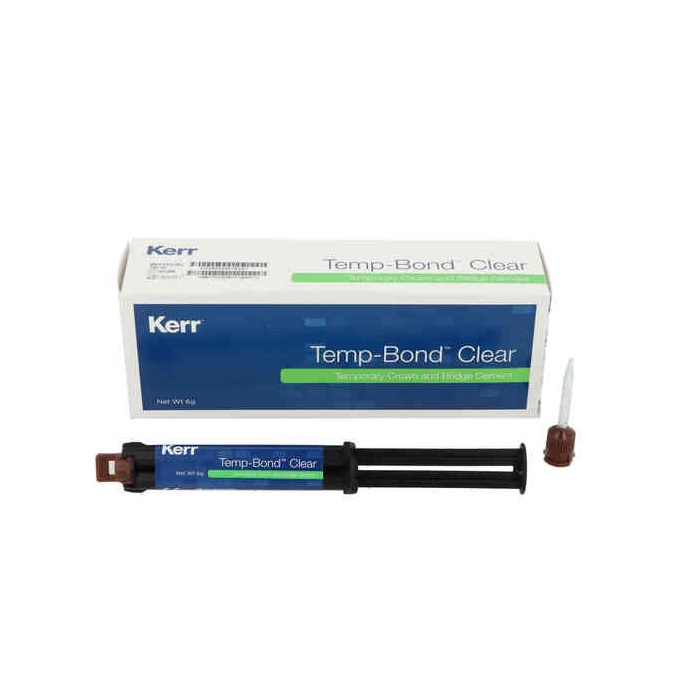ТемпБонд Клер / Temp-Bond Clear™ шприц 5 мл прозрачный с Триклозаном 33351 EU Kerr