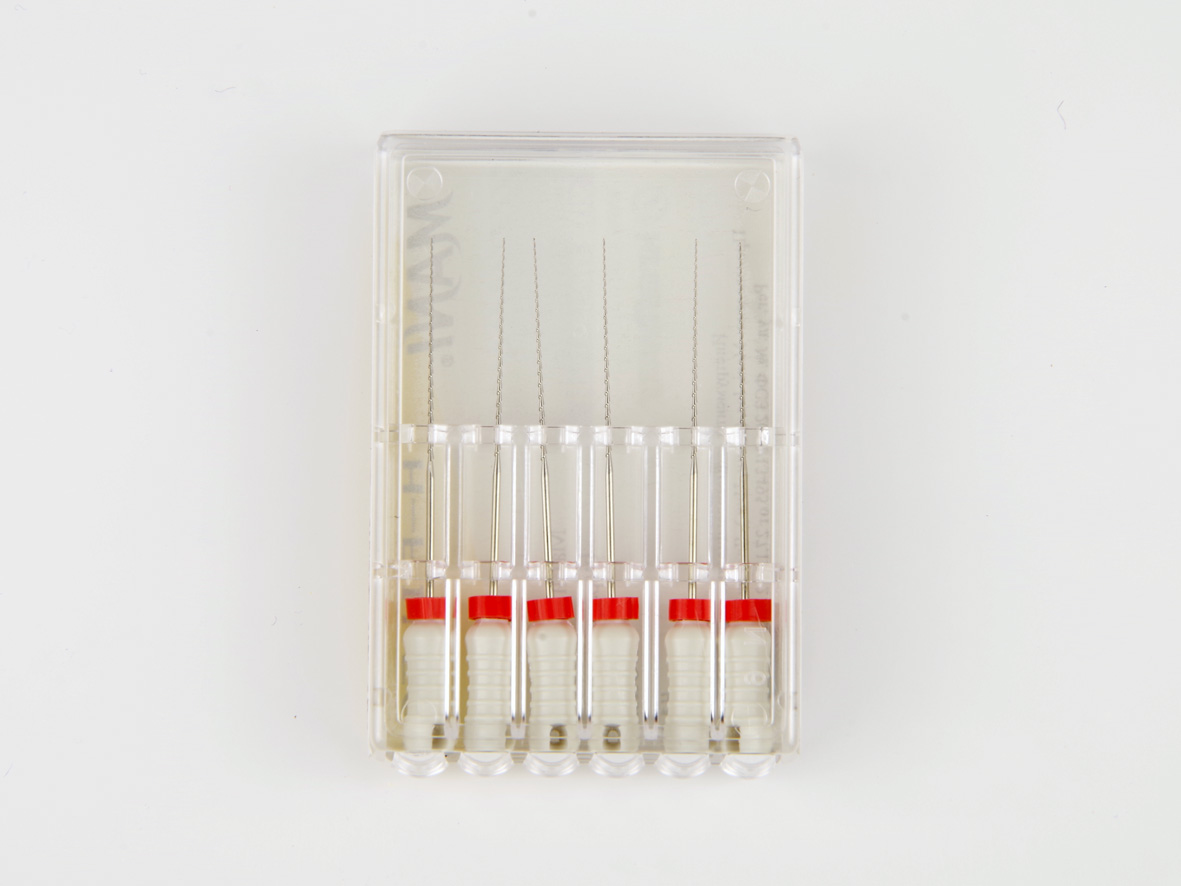 Н-файлы 28 мм № 15 - эндодонтические файлы (6 шт), "Mani" 0333003М