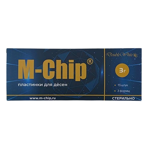M-Chip - наноматрица для лечения заболеваний пародонта, 15 шт., 3 формы