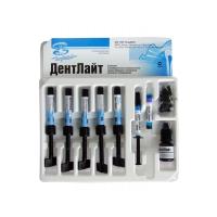 Дентлайт Флоу -7 шпр (прозр,белый, золот,оранж,красн,зелен, синий)
