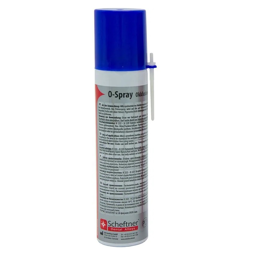 Окклюзионный спрей O-Spray синий 230234 Scheftner Германия