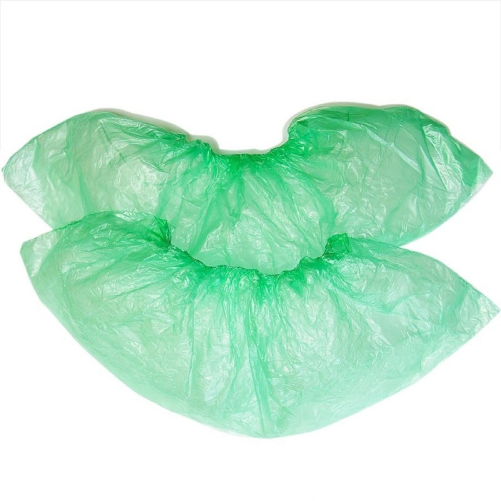 Бахилы стандарт плюс зеленые Elegreen (50пар) (3000пар/т.к.)