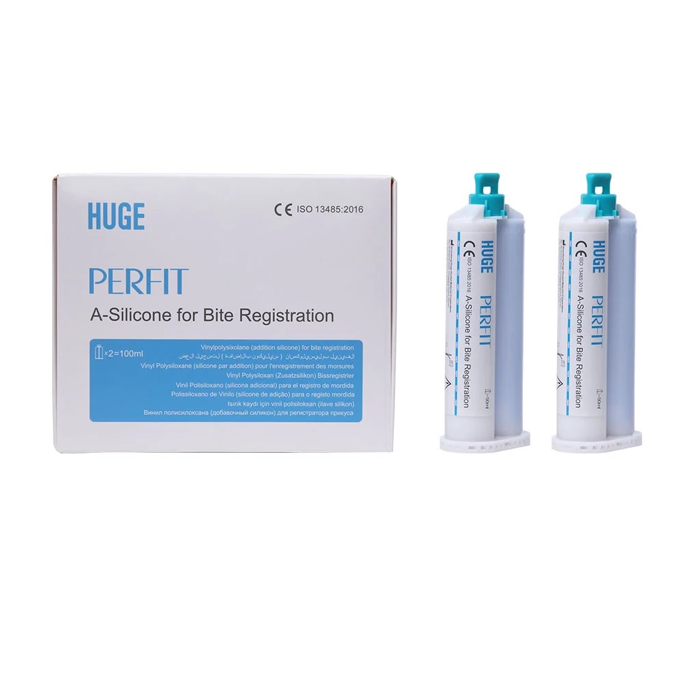 PERFIT Bite Registration Fast Set - регистратор прикуса 2 катриджа по 50 мл Huge Dental