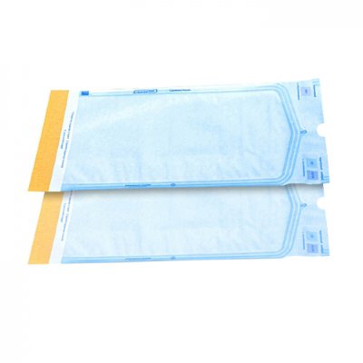 Пакеты "Клинипак" для мед паровой и газ стерилизации самозапечат (бумага/пленка) 90*260 мм (200 шт)