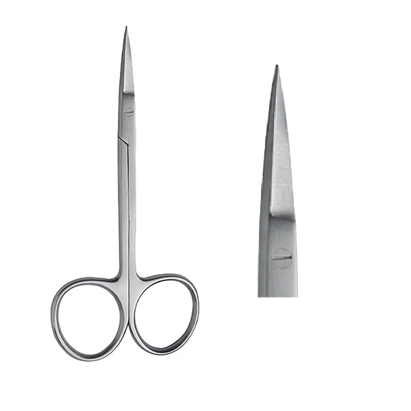 TW4-93 Ножницы Iris Scissors Straight, прямые 120 мм Truewin
