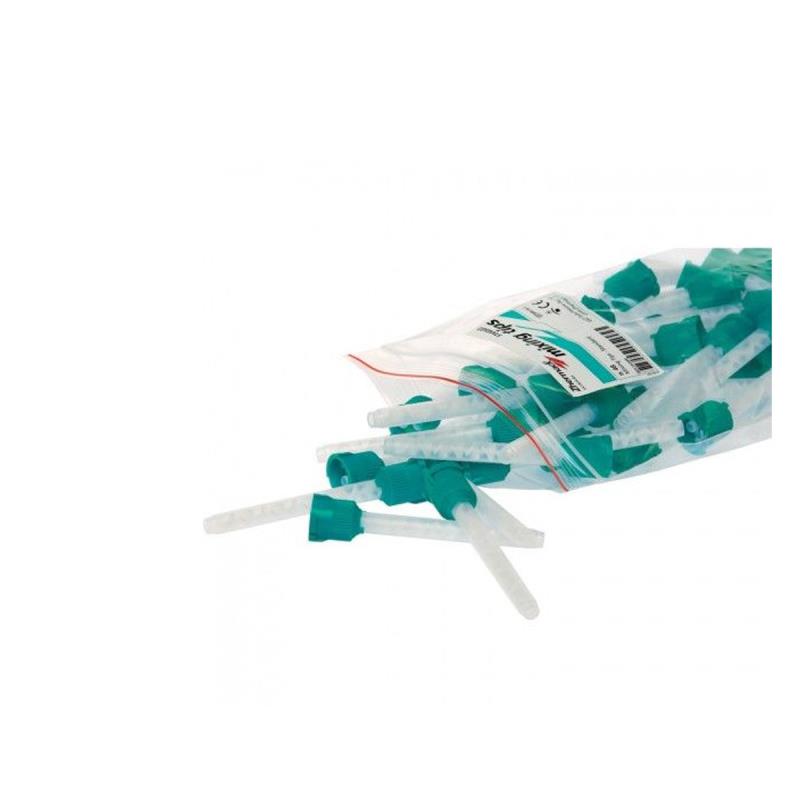 Наконечники смесительные средние зеленые/Mixing tips medium 48 шт - Жермак С202080 (Футар,Окклюфаст)