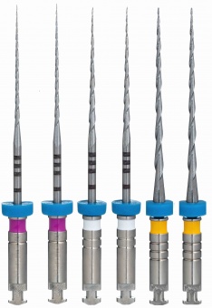 MultiTaper Files 25 мм WP 16 размер 05-15  машинные файлы никель-титан 6 шт Eurofile