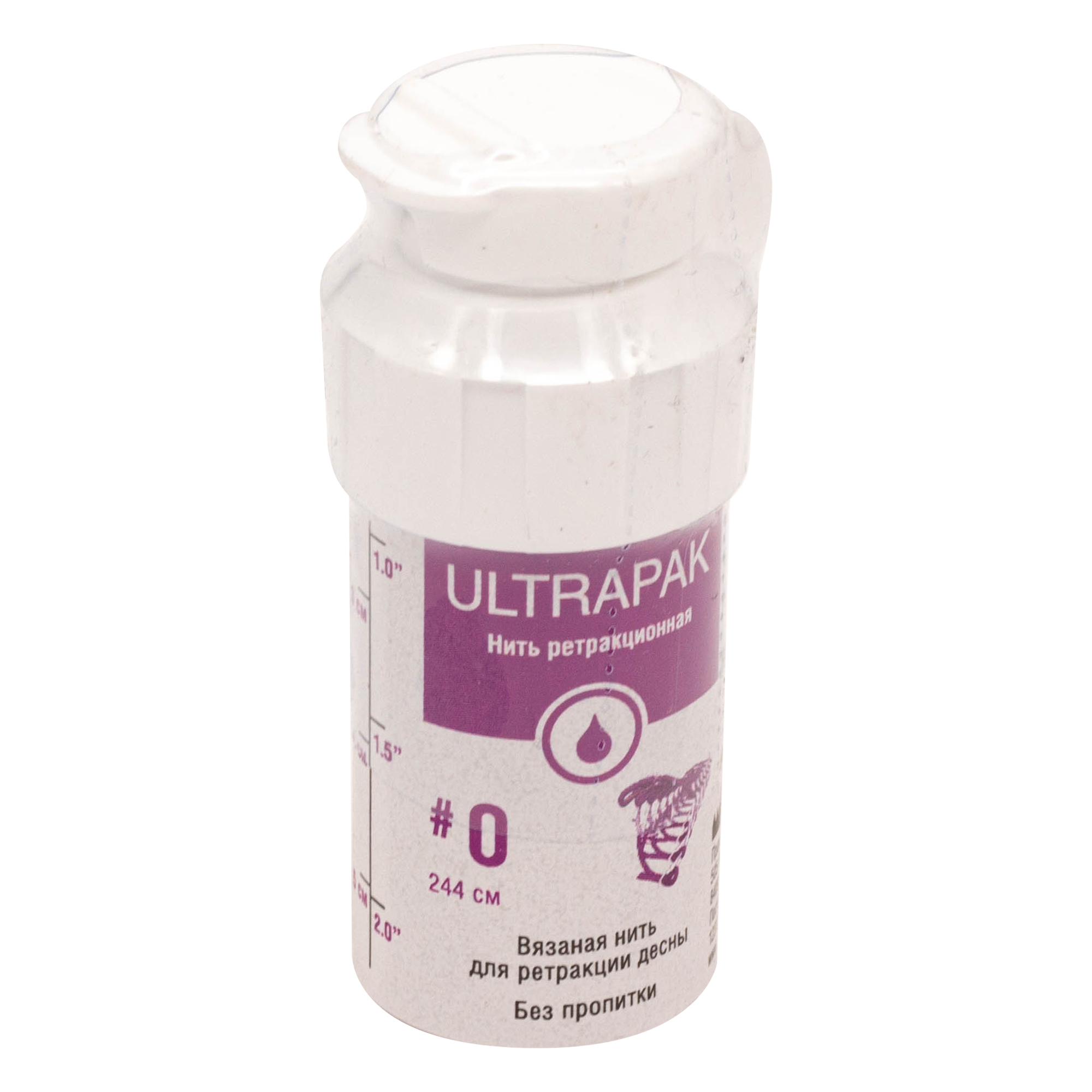 Ретракционная нить Ультра пак / Ultra Pack Cord 244см р-р 0 UL130