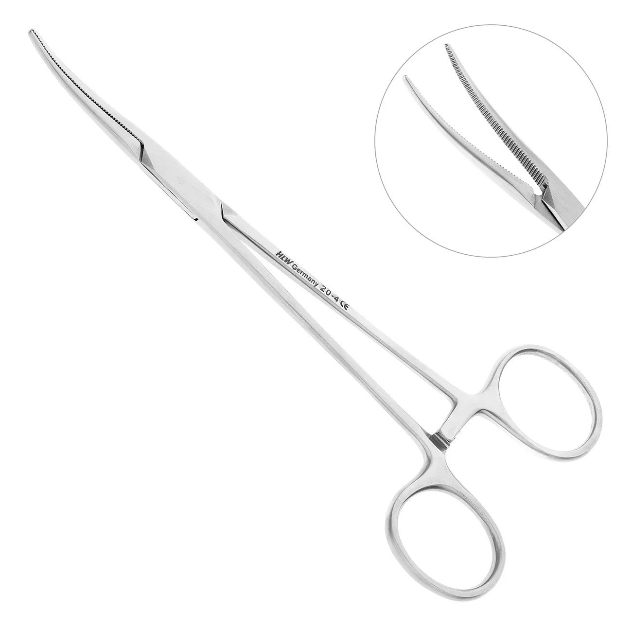 20-4 Зажим Rankin-Crile изогнутый 16 см HLW