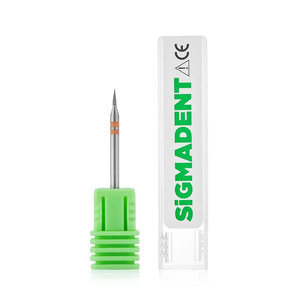 Фреза карбидная Sigmadent, Piki, хвостовик прямой (HP), диаметр 1,1 мм, длина 5,0 мм, 1 шт. 5002001