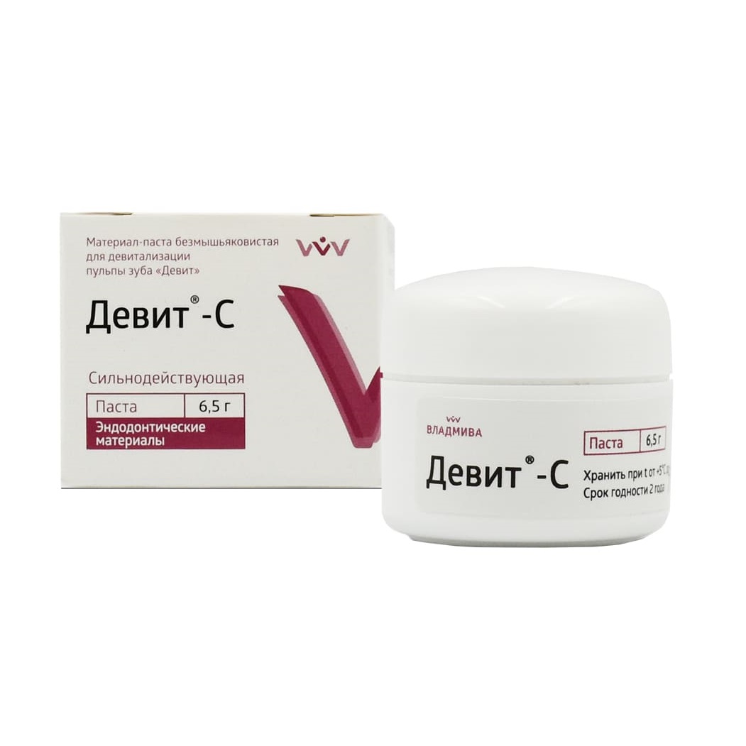 Девит - С паста сильнодействующая безмышьяковистая в банке 6.5 гр. ВладМиВа