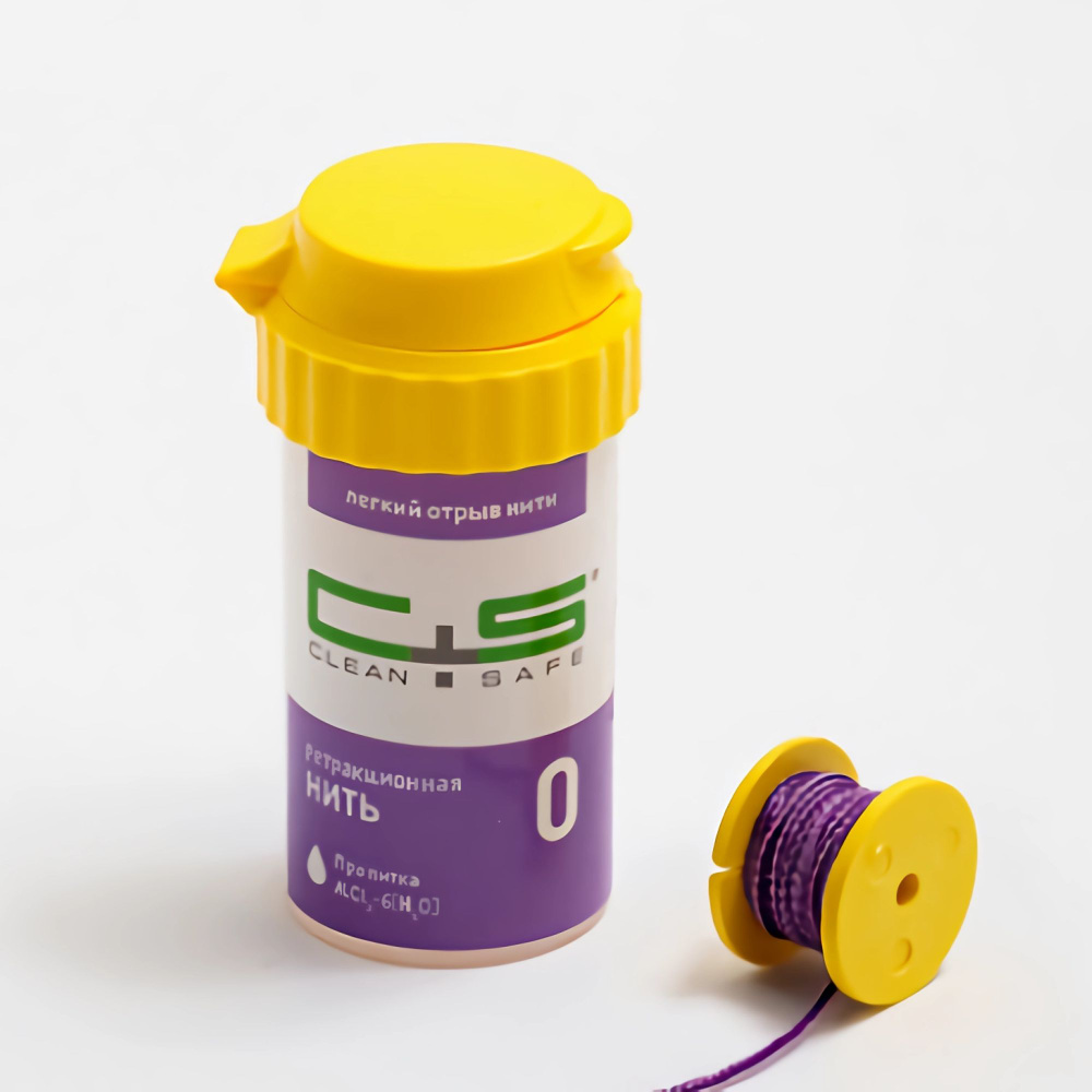 Нить ретракционная ProfiCord X с пропиткой, размер 0, RC210 Clean+Safe