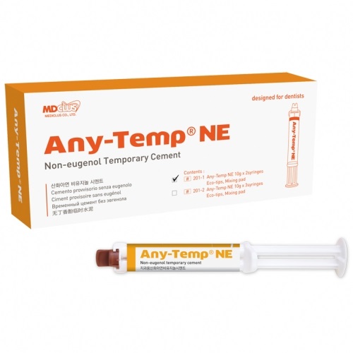 Any-Temp NE / Эни-Темп НЕ - цемент для временной фиксации (2 шпр. * 10 г) 201-1 MEDICLUS