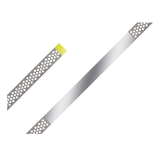 Полоски алмазные с зубчиками FS3-SFXP (10 шт) перфорированные 3.75 mm, желтые NTI