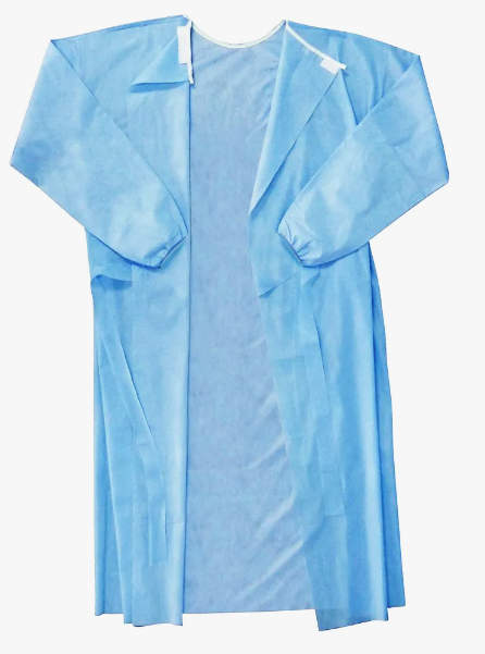 Халат хирургический нестер (рукав резинка),белый  дл.110 см, 25 г №10(10шт. в упак.)