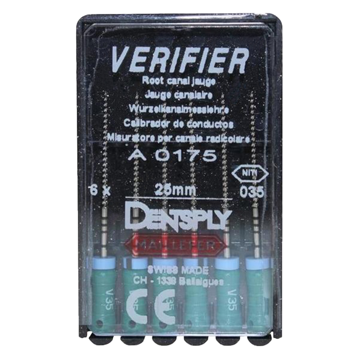 Верификаторы/Thermafil Verifier /25мм  6шт. Maillefer A017502503500  35/25