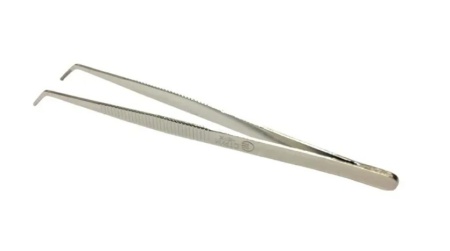 Пинцет Стоматологический изогнутый с насечкой Струм