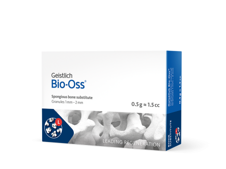 Bio-Oss 0,5 г, гранулы 1-2 мм, размер L, натуральный костнозамещающий материал, арт: 30753.1