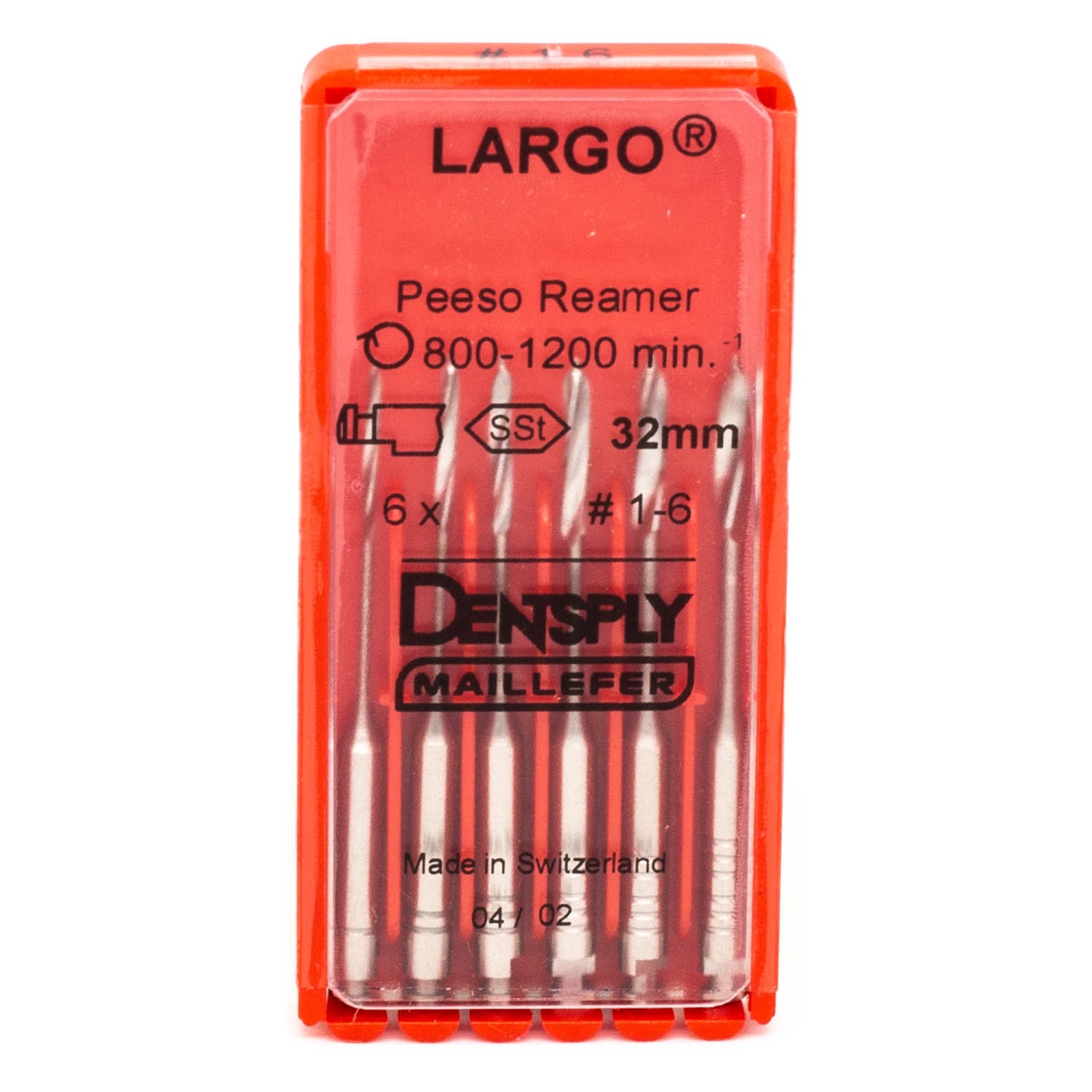 Ларго/Largo 1-6/32мм 6шт. Maillefer A000924090112