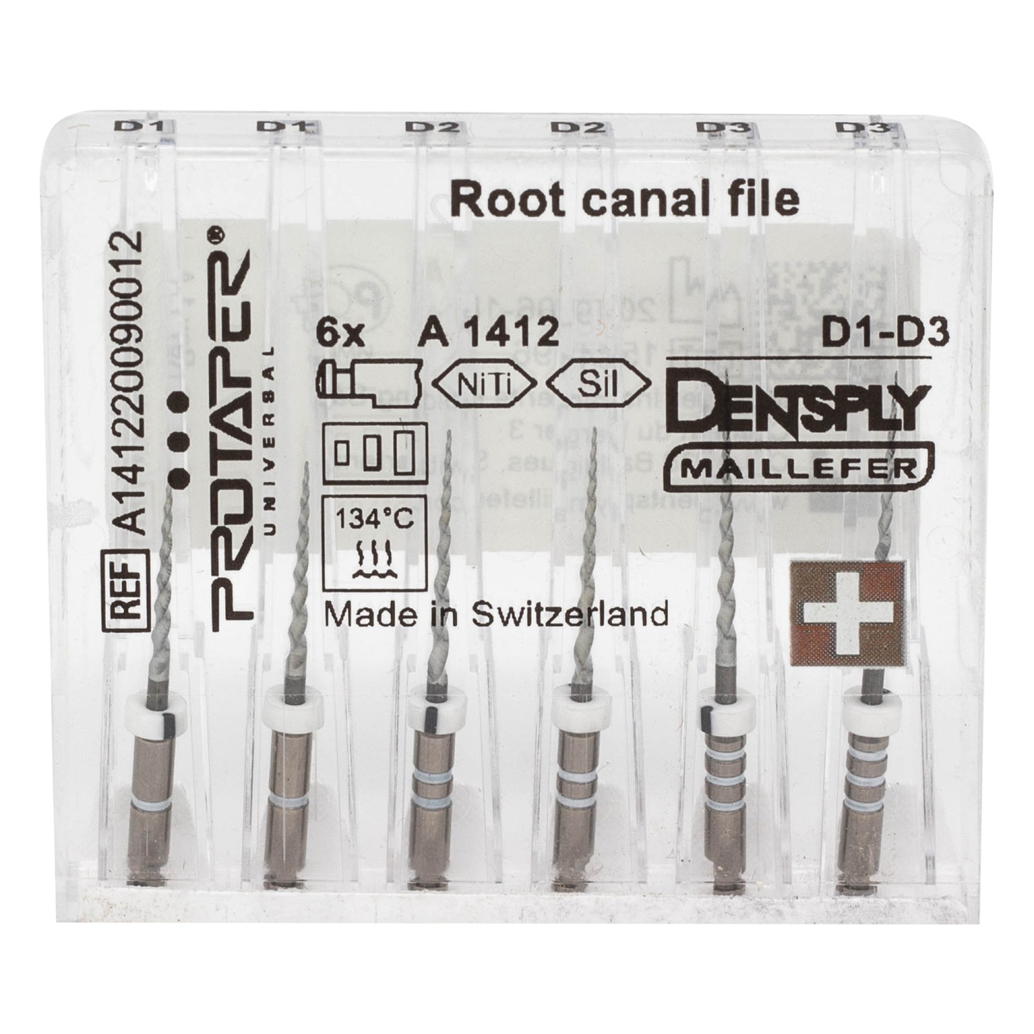 ПроТейпер/ProTaper Retreet ассорти+подставка D1-D3 машинные 16,18,22мм.Maillefer A141500090012