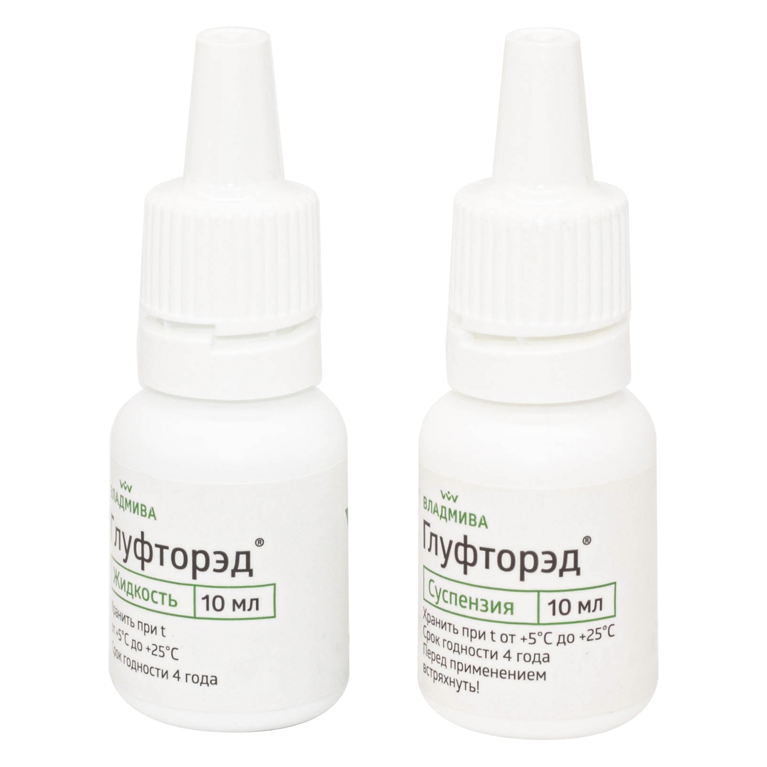Глуфторэд жидкость 10 мл+суспензия 10 мл
