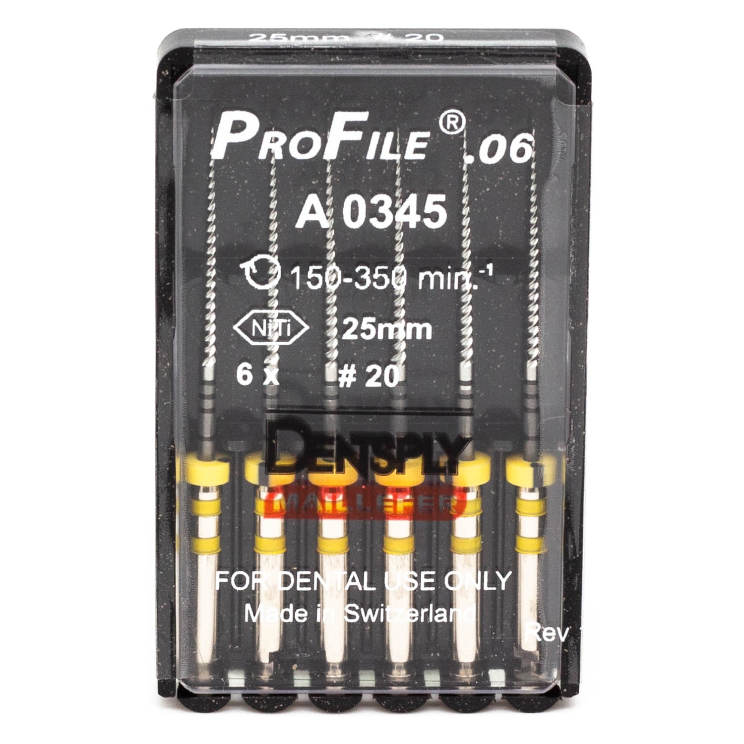 Профайл/Profile 06 20/25 мм 6 шт Maillefer A034522502012