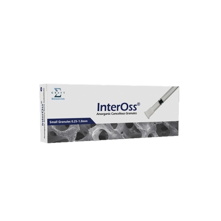 Гранулы для костной пластики InterOss, шприц, 0,25-1,0 мм, 0,5 куб.см, IOSGS050