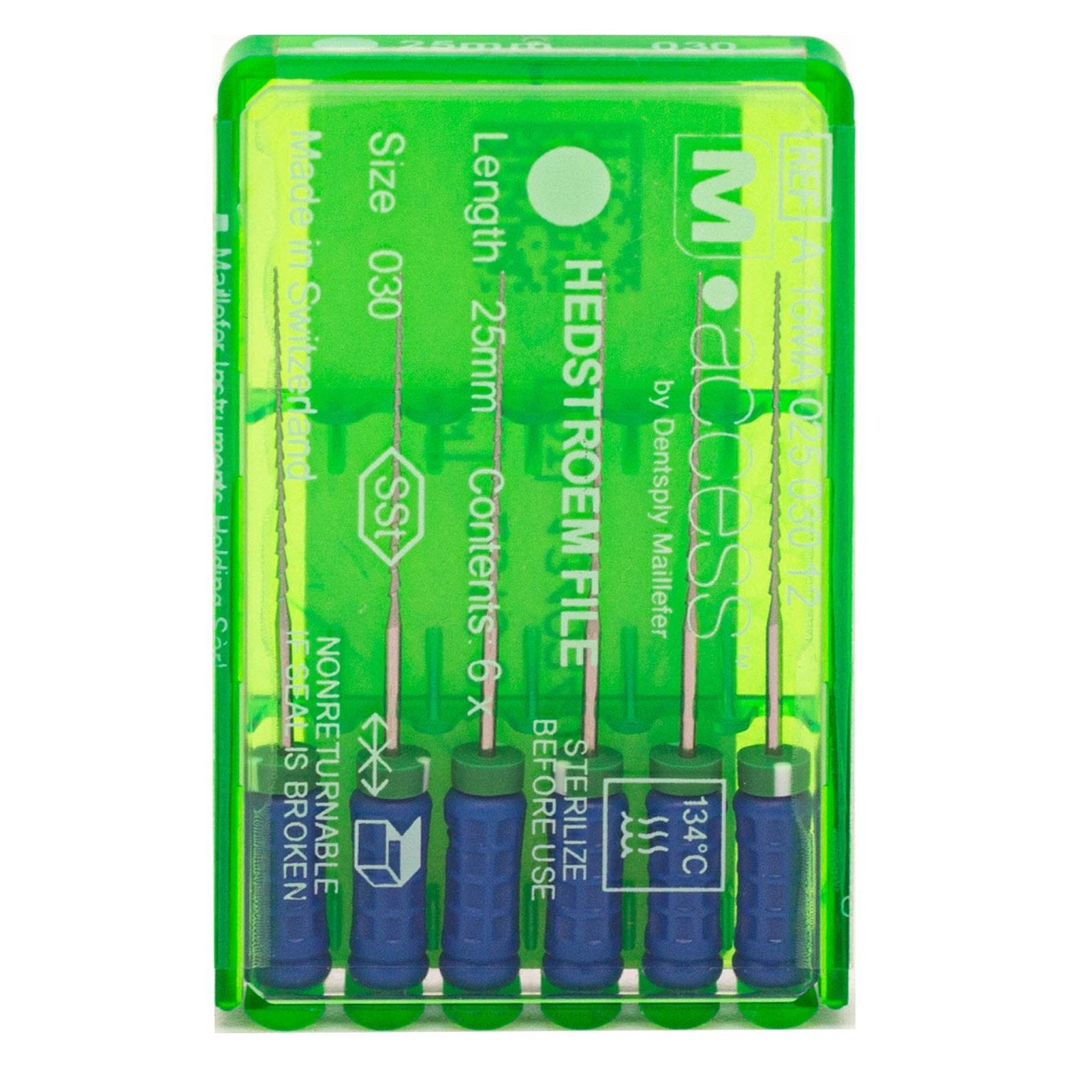 Н-файлы M-ACCESS 030/25 мм 6 шт Maillefer A16MA02503012