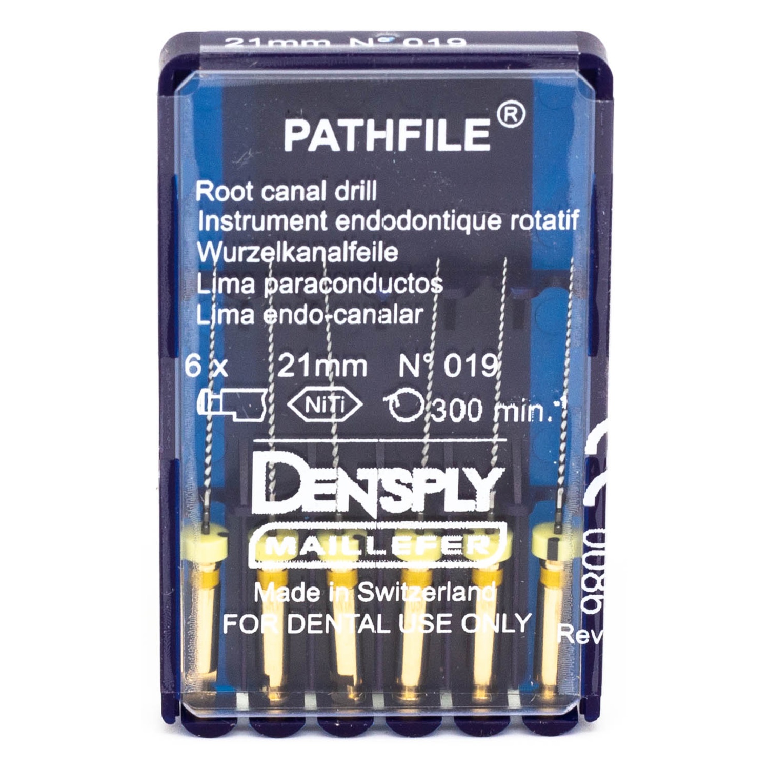 Пасфайл/Pathfile №19/21 мм 6 шт Maillefer А001522101900