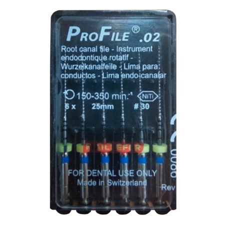 Профайл/Profile 02 30/25 мм 6 шт Maillefer A034422503000