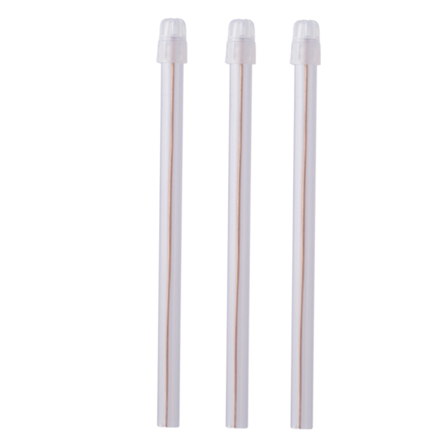 Наконечники аспирационные одноразовые (слюноотсосы) бесцветные Monoart диаметр 6,5мм, d=150мм EM-15